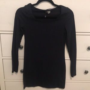 H&M Navy bodycon mini dress